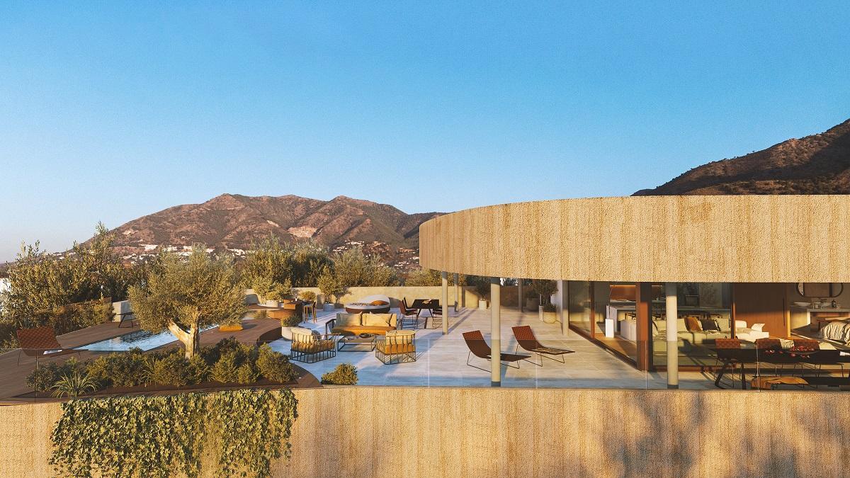 Recreación de las viviendas que construirá Higuerón Real Estate.