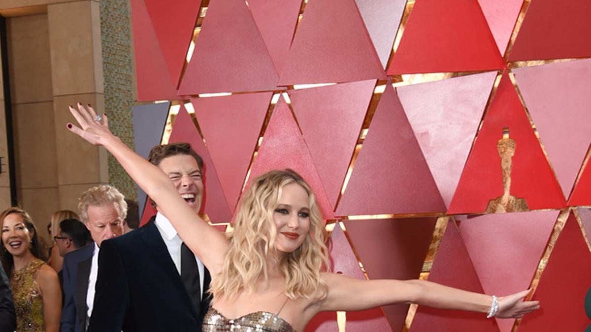 Jennifer Lawrence, la más divertida de los Oscar 2018