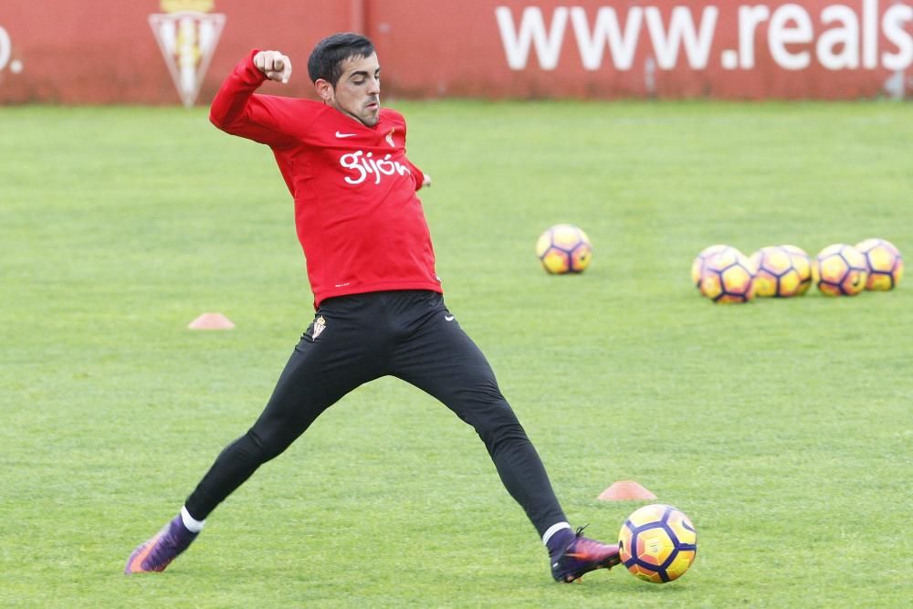 Entrenamiento del Sporting (sábado 5 de noviembre)