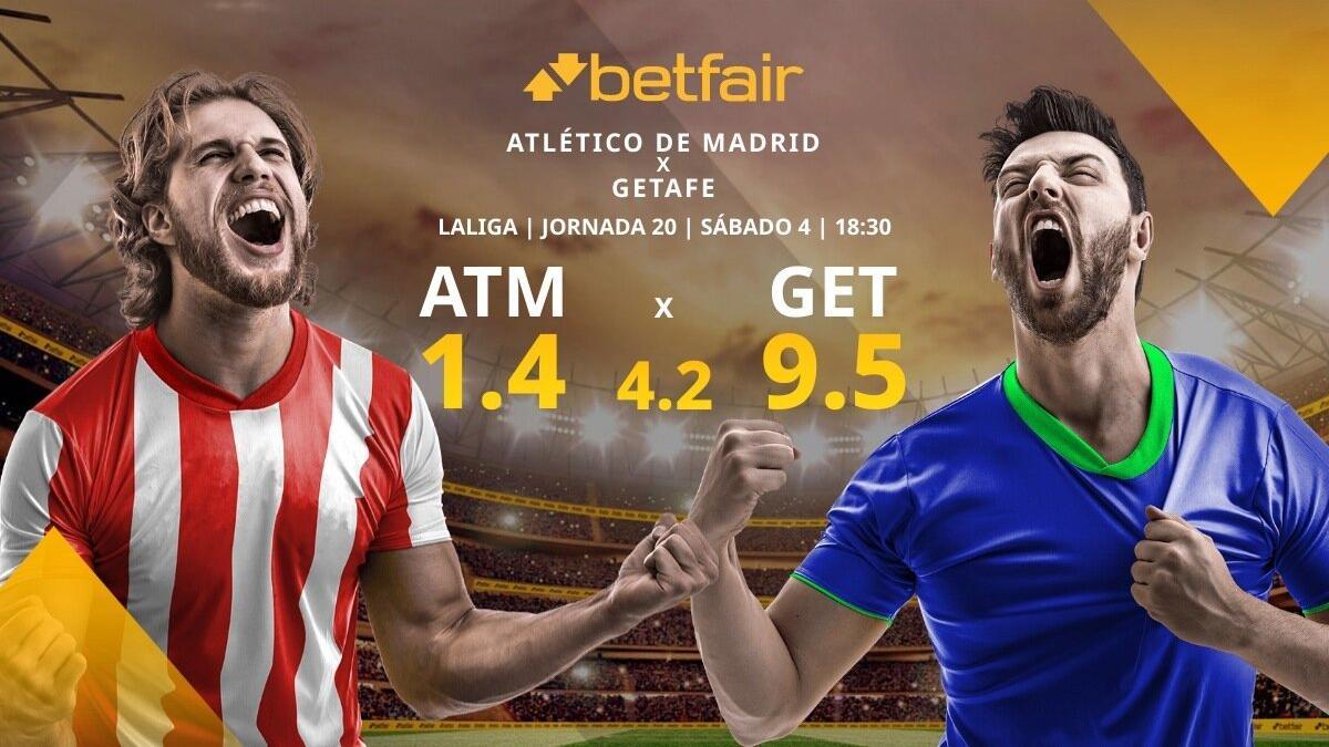 Atlético de Madrid vs. Getafe CF: alineaciones, horario, TV, estadísticas y pronósticos