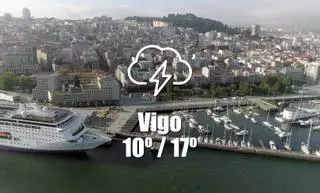El tiempo en Vigo: previsión meteorológica para hoy, viernes 17 de mayo