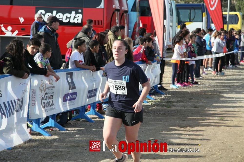 Final Regional de Cross Escolar: juvenil