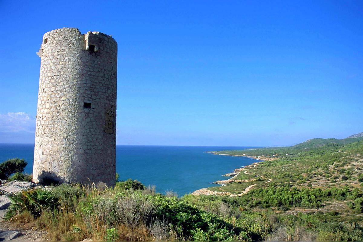 Imagen del parque natural de la Serra d'Irta.