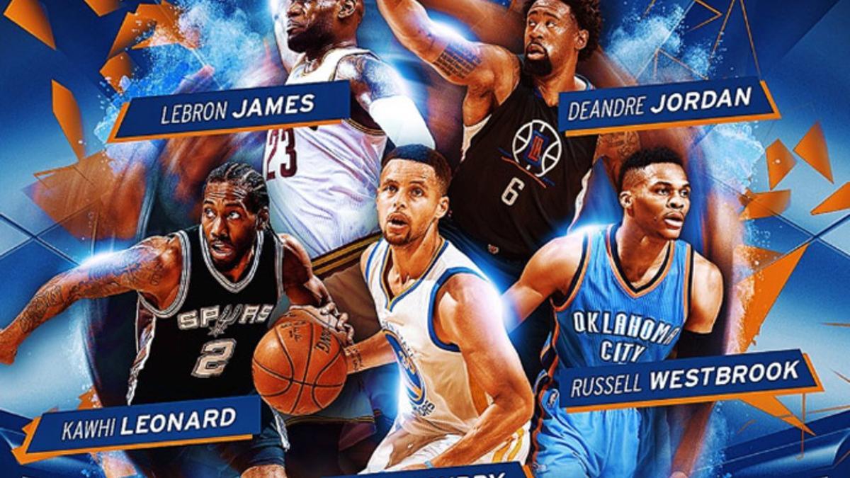 El quinteto ideal de la NBA 2015/2016
