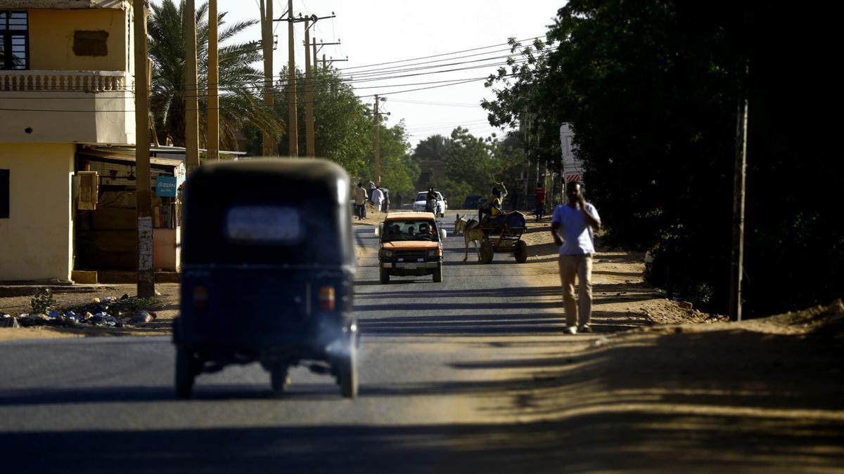 Vista general d'un carrer a Khartum, capital del Sudan.