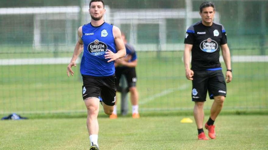 Entrenamiento para los suplentes y no convocados en Abegondo