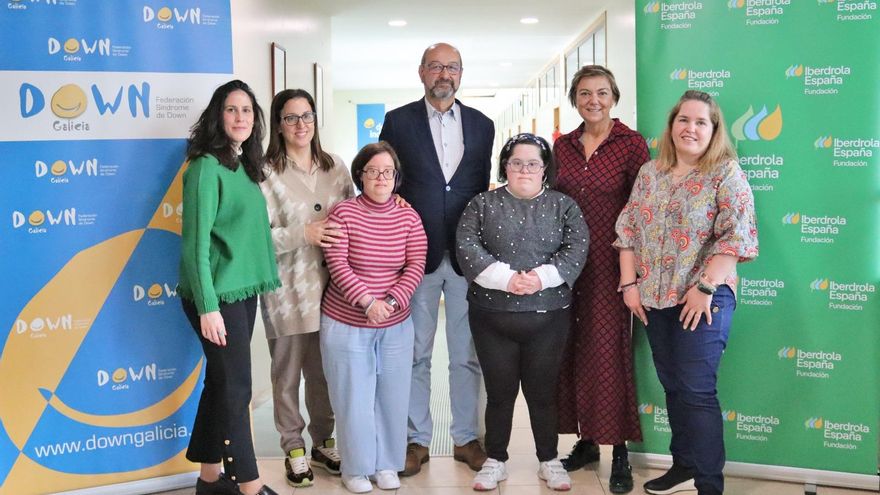 Impulso de la Fundación Iberdrola España al proyecto de inserción laboral de la Federación Down Galicia