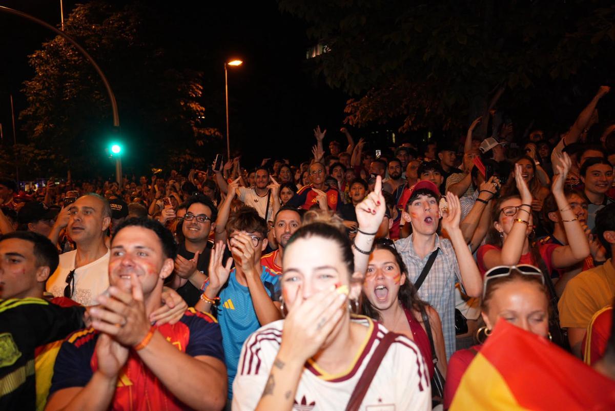 La celebración en Madrid del segundo Mundial ganado por España, en imágenes La celebración en Madrid del segundo Mundial ganado por España, en imágenes