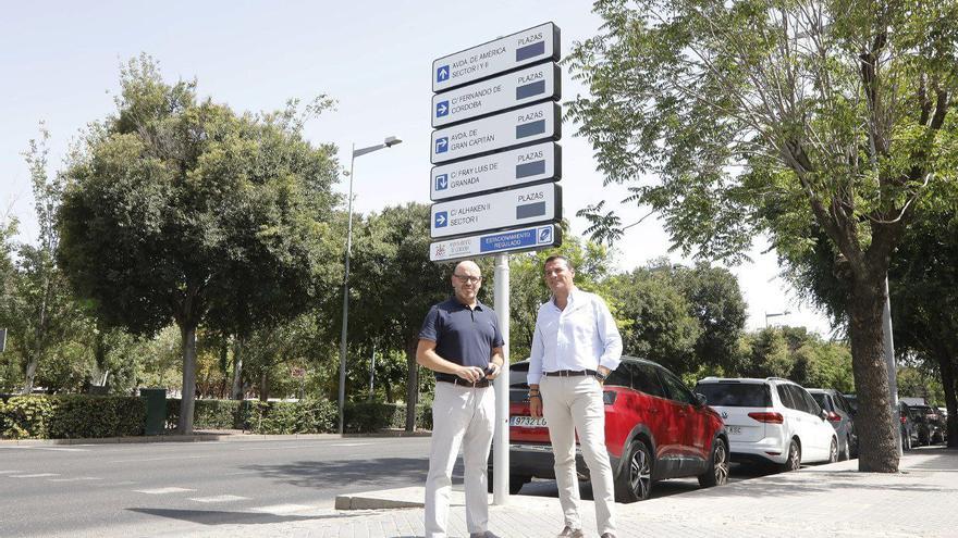 El centro de Córdoba contará con paneles informativos sobre las plazas disponibles en zona azul