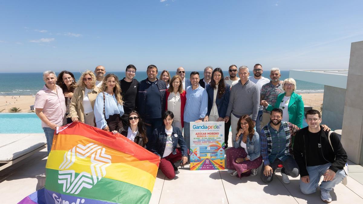 Presentación del Gandia Pride 2026 en el hotel Bayren