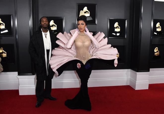 Offset y Cardi B, en los premios Grammy 2019