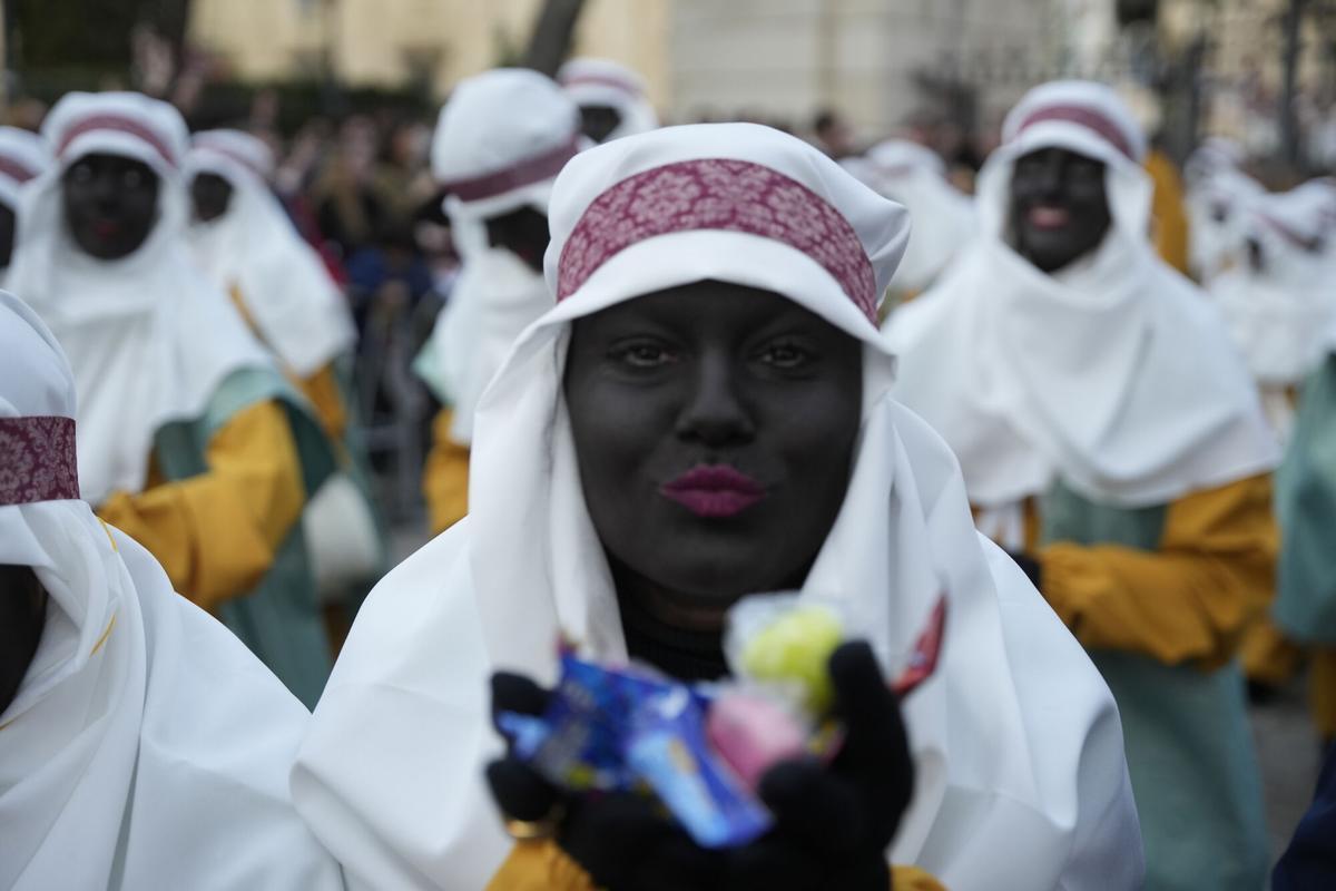 Beduinos en la Cabalgata de Reyes Magos, a 5 de enero de 2026 en Sevilla.