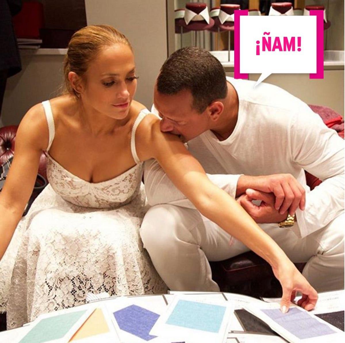 Jennifer Lopez y Alex Rodríguez de mimitos en Italia