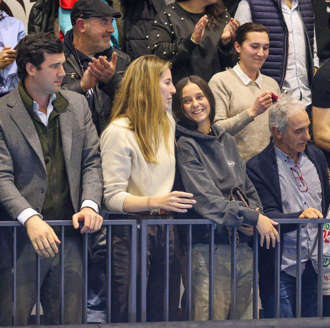 Victoria Federica durante el partido de Pablo Urdangarín en Nava de la Asunción