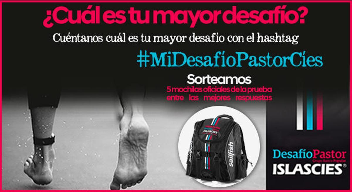 Participa en el sorteo #MiDesafíoPastorCíes