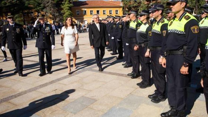 Acto por el día de la Policía Local, en una imagen de archivo.