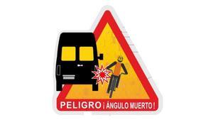 La DGT crea un senyal d’angles morts en furgonetes, autobusos i camions