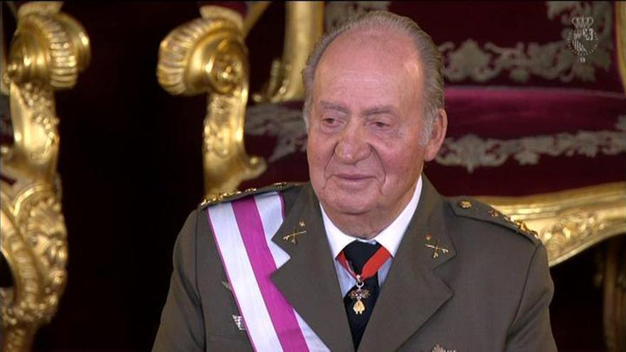 Felipe VI agradece a Don Juan Carlos su &quot;compromiso y lealtad&quot; con España