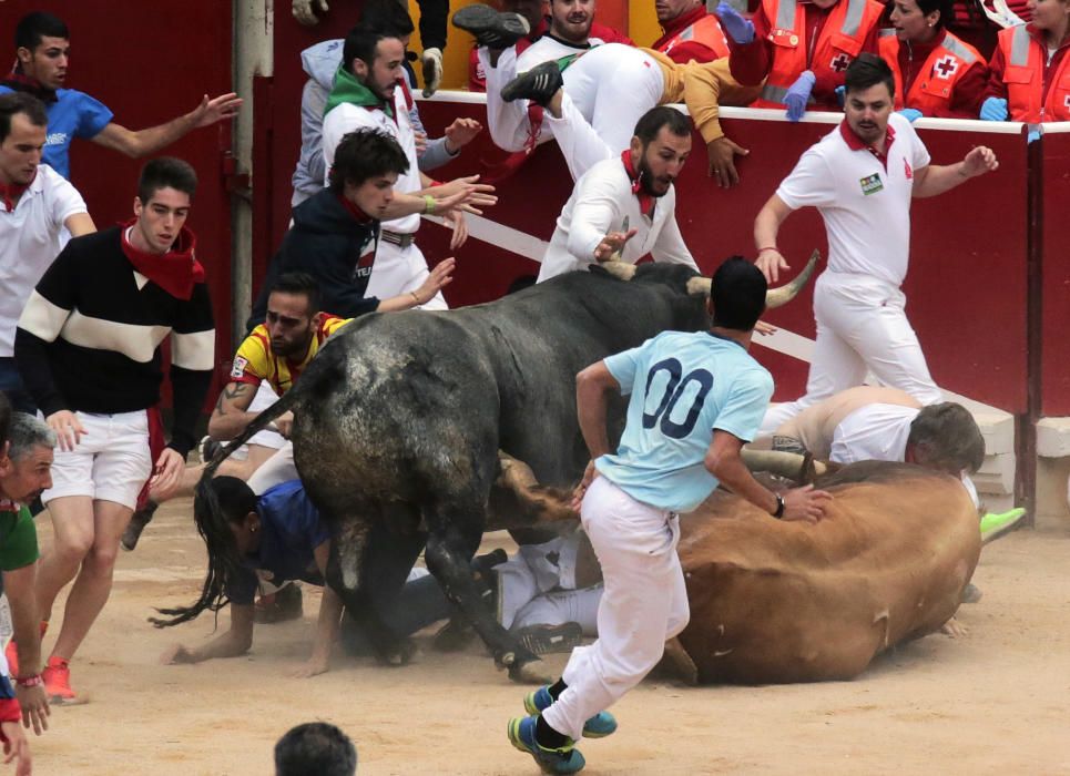 Último encierro de los Sanfermines 2016