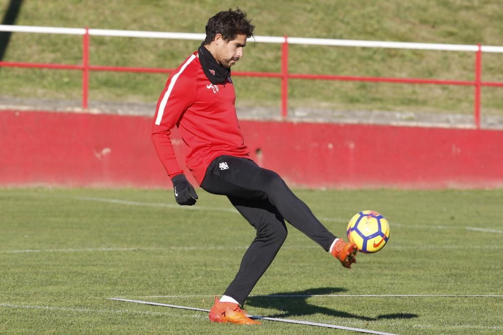 Entrenamiento del Sporting