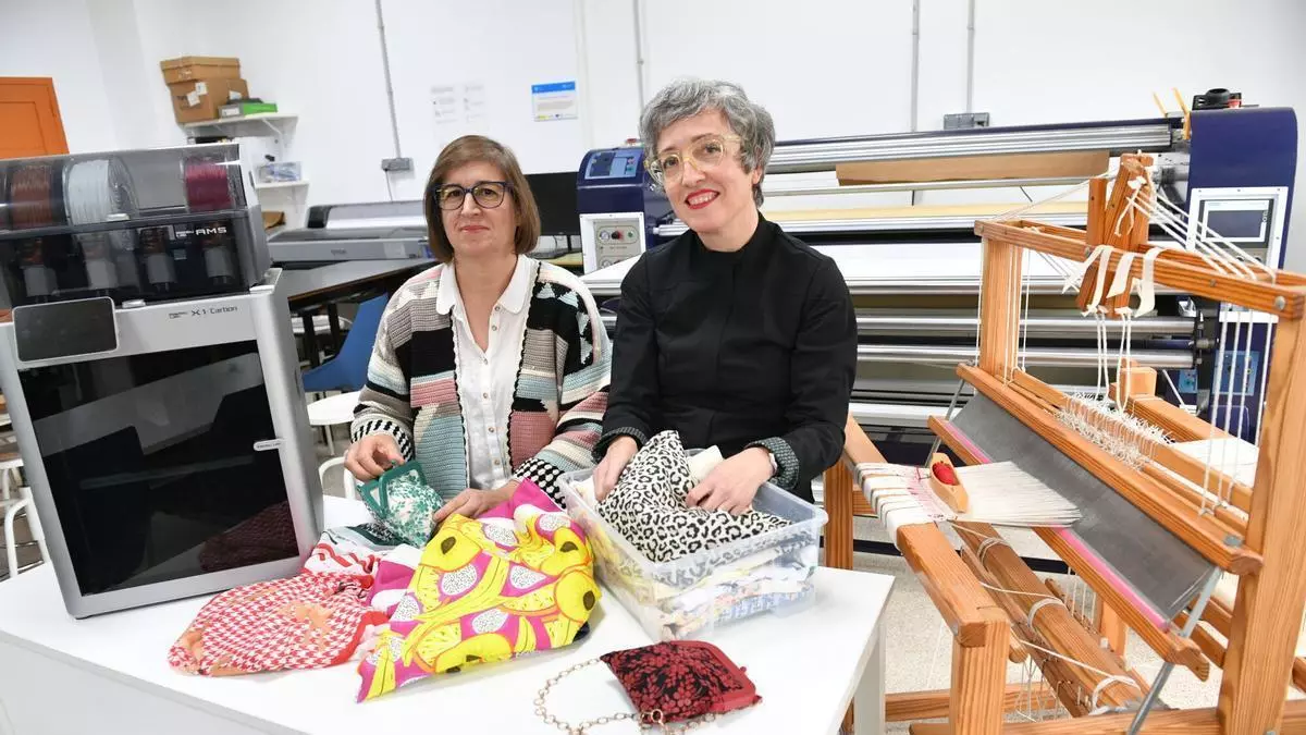 El profesorado impulsa al CIFP Paseo das Pontes de A Coruña como referente estatal en el textil: "Este centro está muy bien dotado"