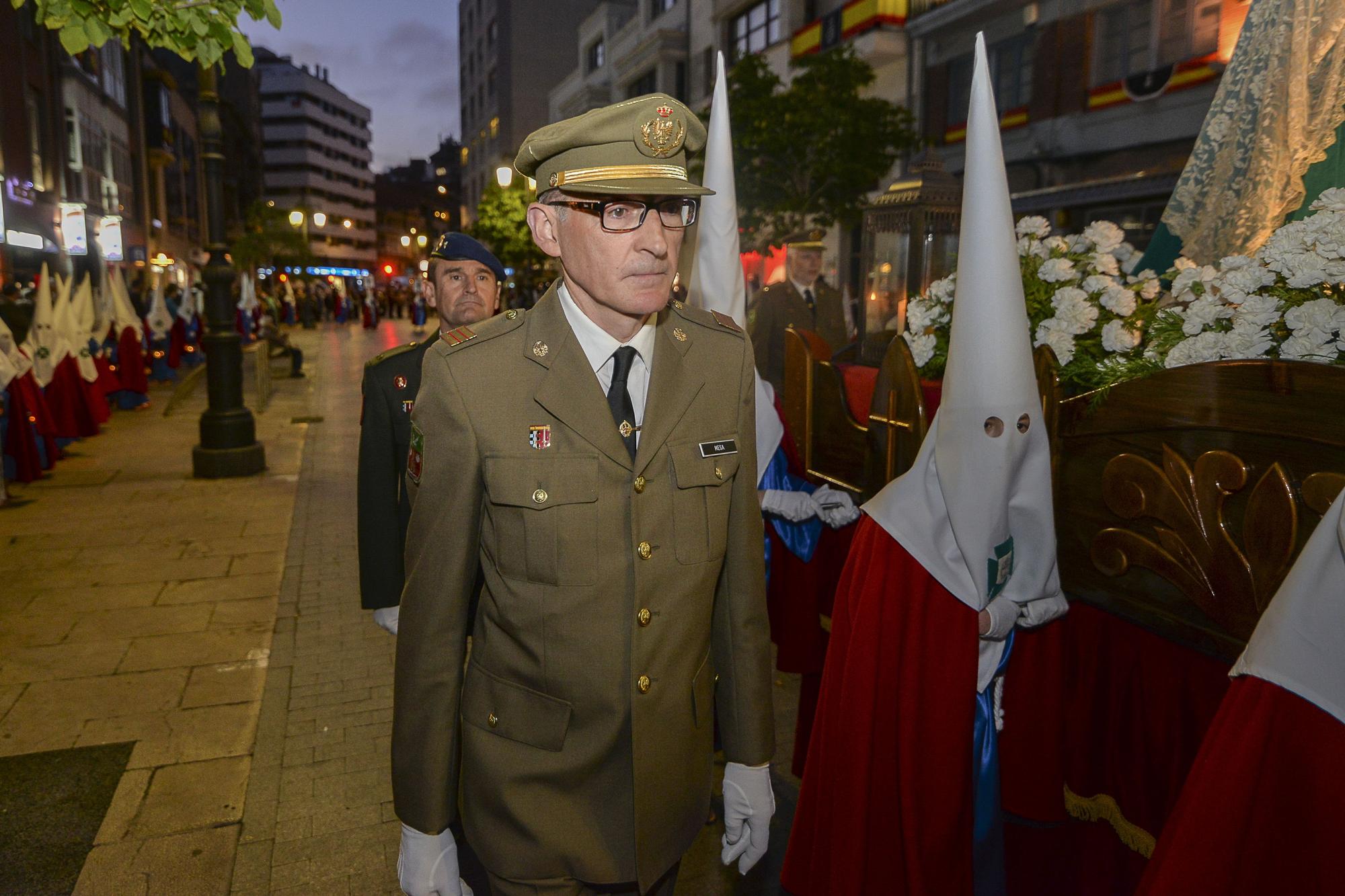 EN IMÁGENES: Los sanjuaninos protagonizan la procesión de la Tercera Palabra en Avilés