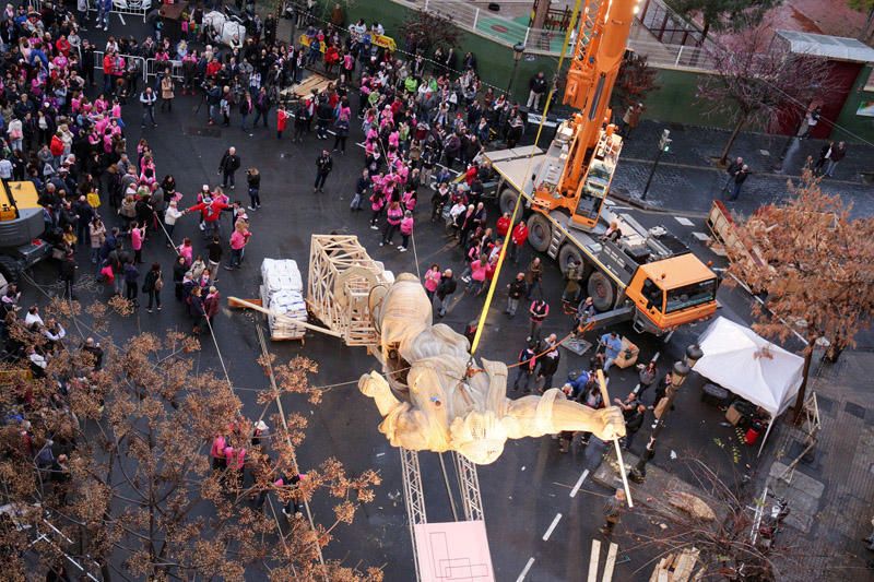 Plantà al tombe de la falla Palleter-Erudito de Orellana