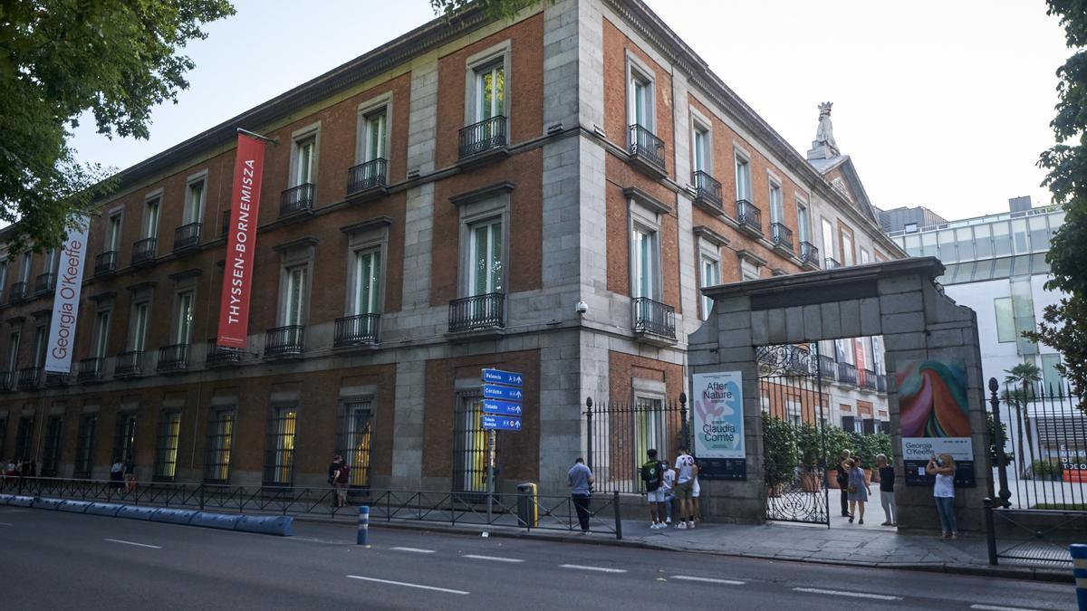 Palacio de Villahermosa, sede del Museo Nacional Thyssen-Bornemisza, en Madrid.