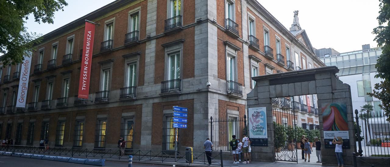 Palacio de Villahermosa, sede del Museo Nacional Thyssen-Bornemisza, en Madrid.