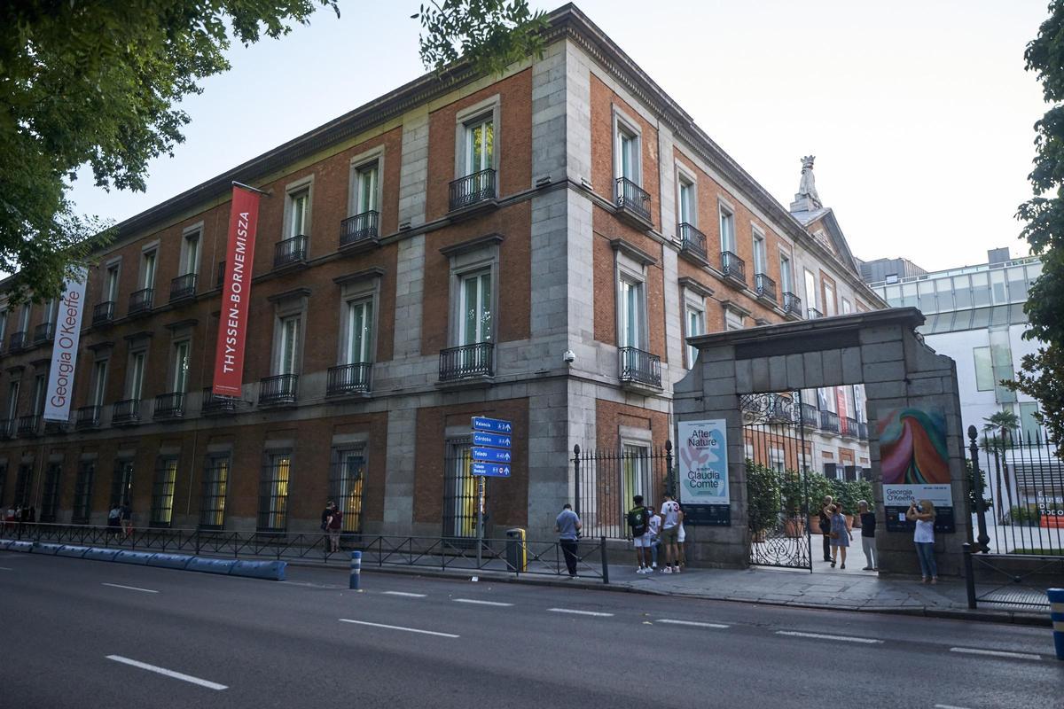 Palacio de Villahermosa, sede del Museo Nacional Thyssen-Bornemisza, en Madrid. Palacio de Villahermosa, sede del Museo Nacional Thyssen-Bornemisza, en Madrid.