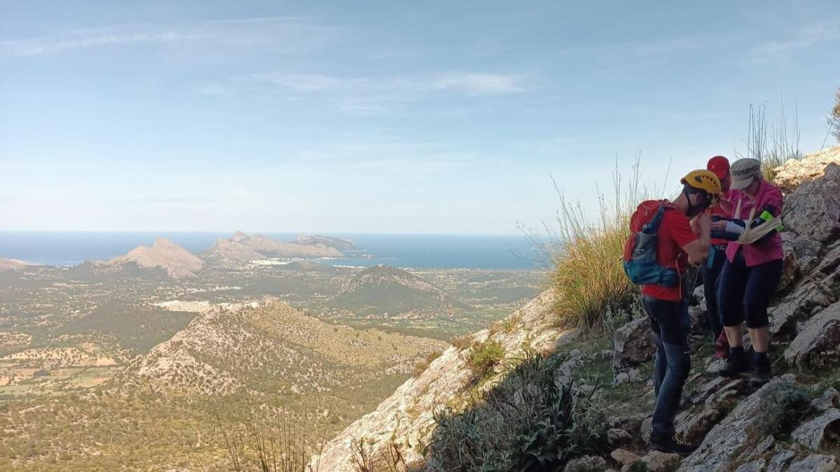 Bombers de Mallorca durante uno de los rescates