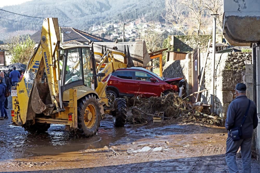 Destrozos por las lluvias en Viveiro