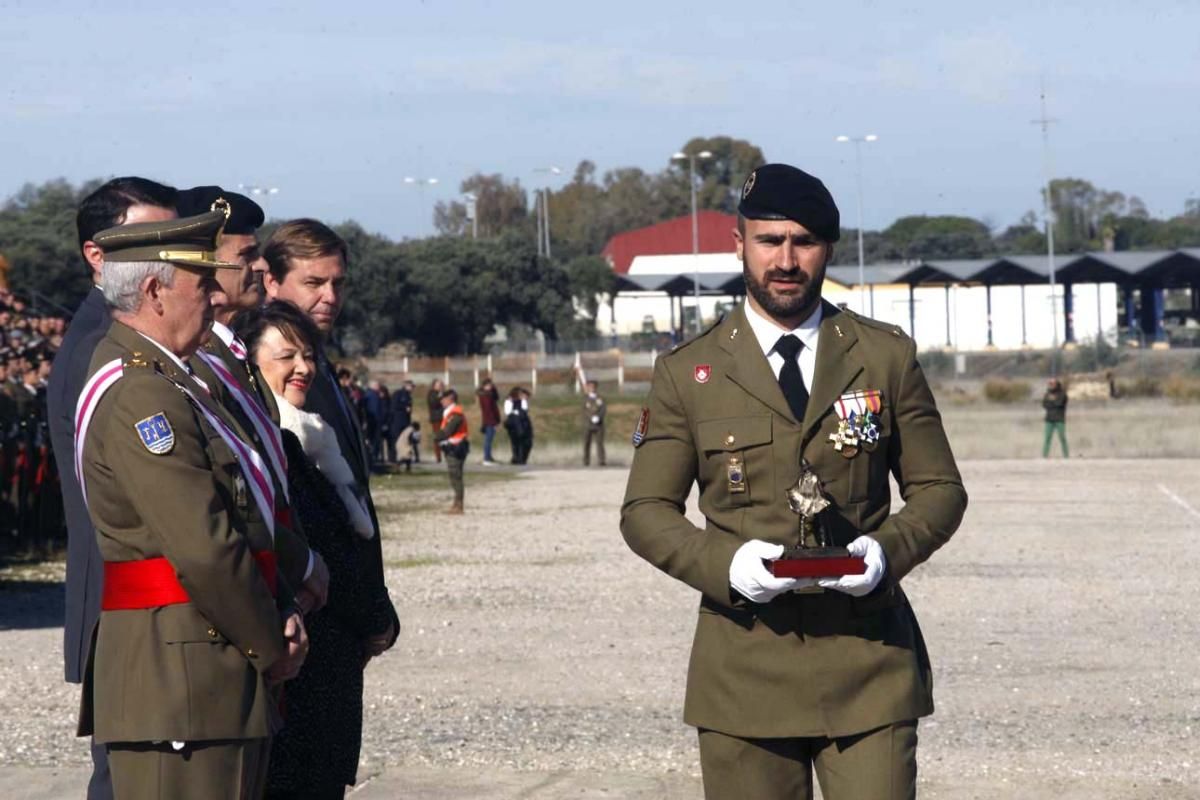 Parada militar en Cerro Muriano con motivo de la Inmaculada, patrona de la Infantería