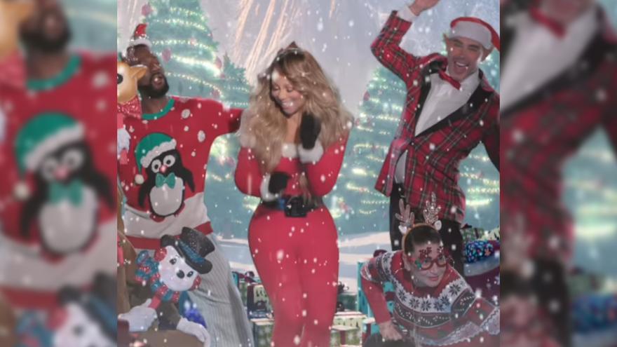 Mariah Carey rompe el hielo con un nuevo estreno por navidad