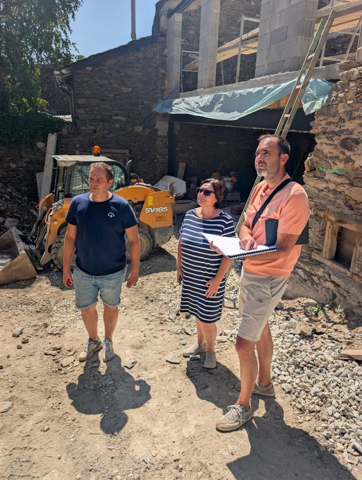 Una visita d'obres a cal Forner