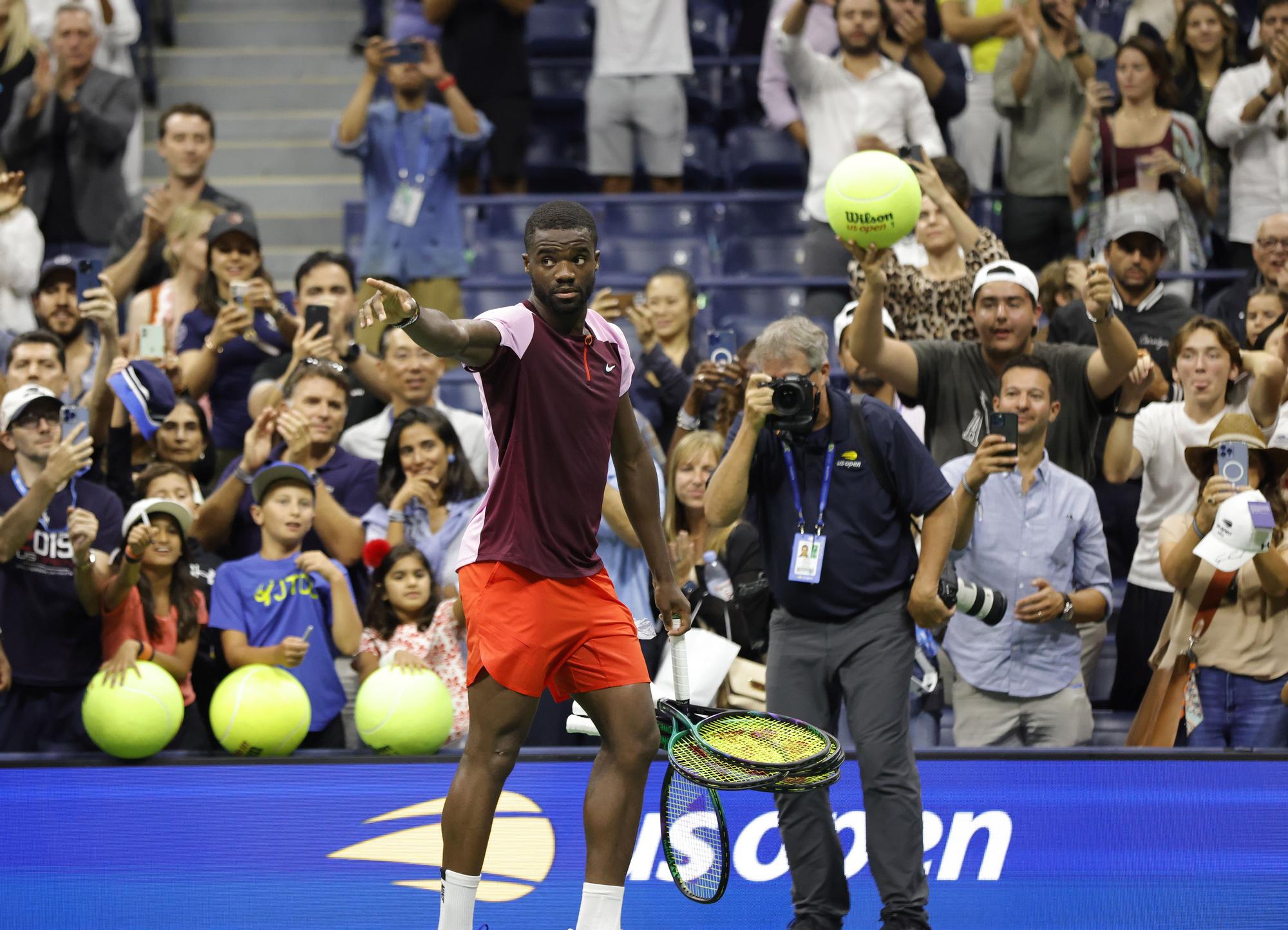 US Open, semifinal: Carlos Alcaraz - Frances Tiafoe