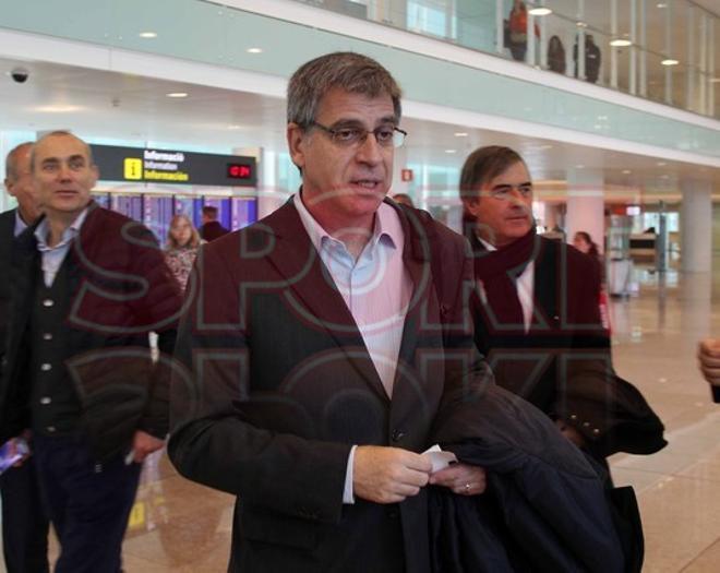 Las imágenes del Barça en el Aeropuerto de Castellón