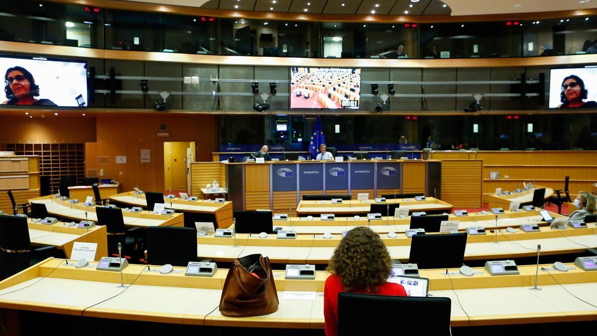 Imatge d'un debat al Comitè de Llibertats Civils, Justícia i Afers Interns del Parlament Europeu