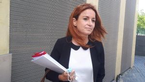 Noelia Romero declara a la ciutat de la Justicia.