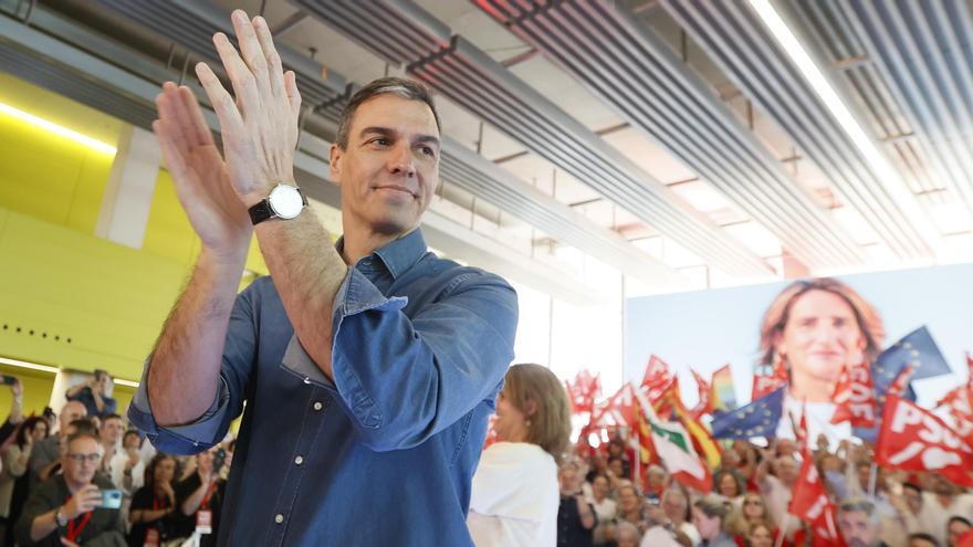 Sánchez redobla su presencia en la campaña de las europeas ante los “indicadores de victoria”