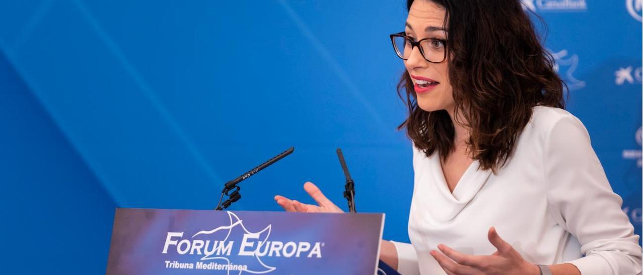 Aitana Mas interviene en el Forum Europa.