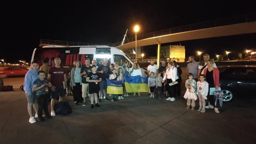 15 niños ucranianos llegan a Zaragoza para pasar el verano