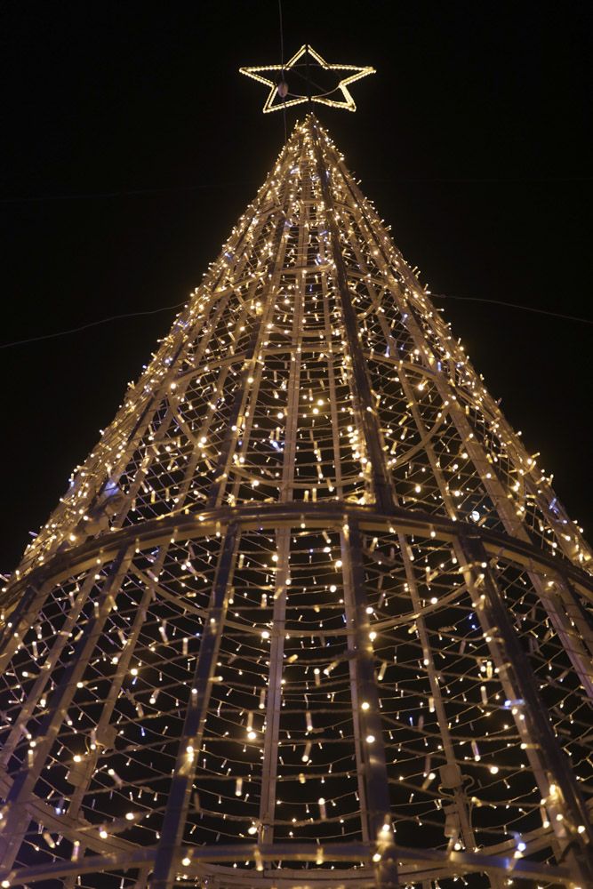 Encendido de las luces de Navidad en el Port de Sagunt.