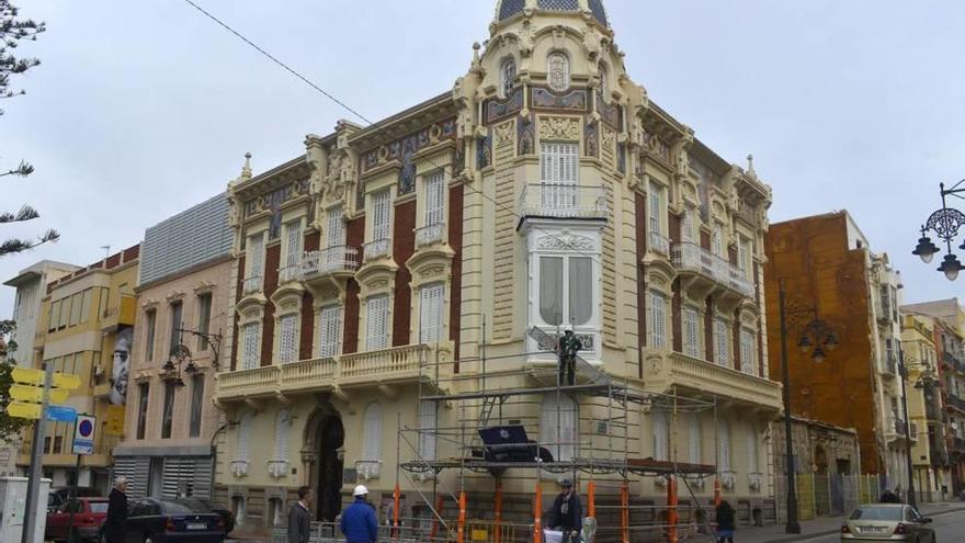 Los trabajos del Palacio de Aguirre se iniciaron el mes de noviembre.