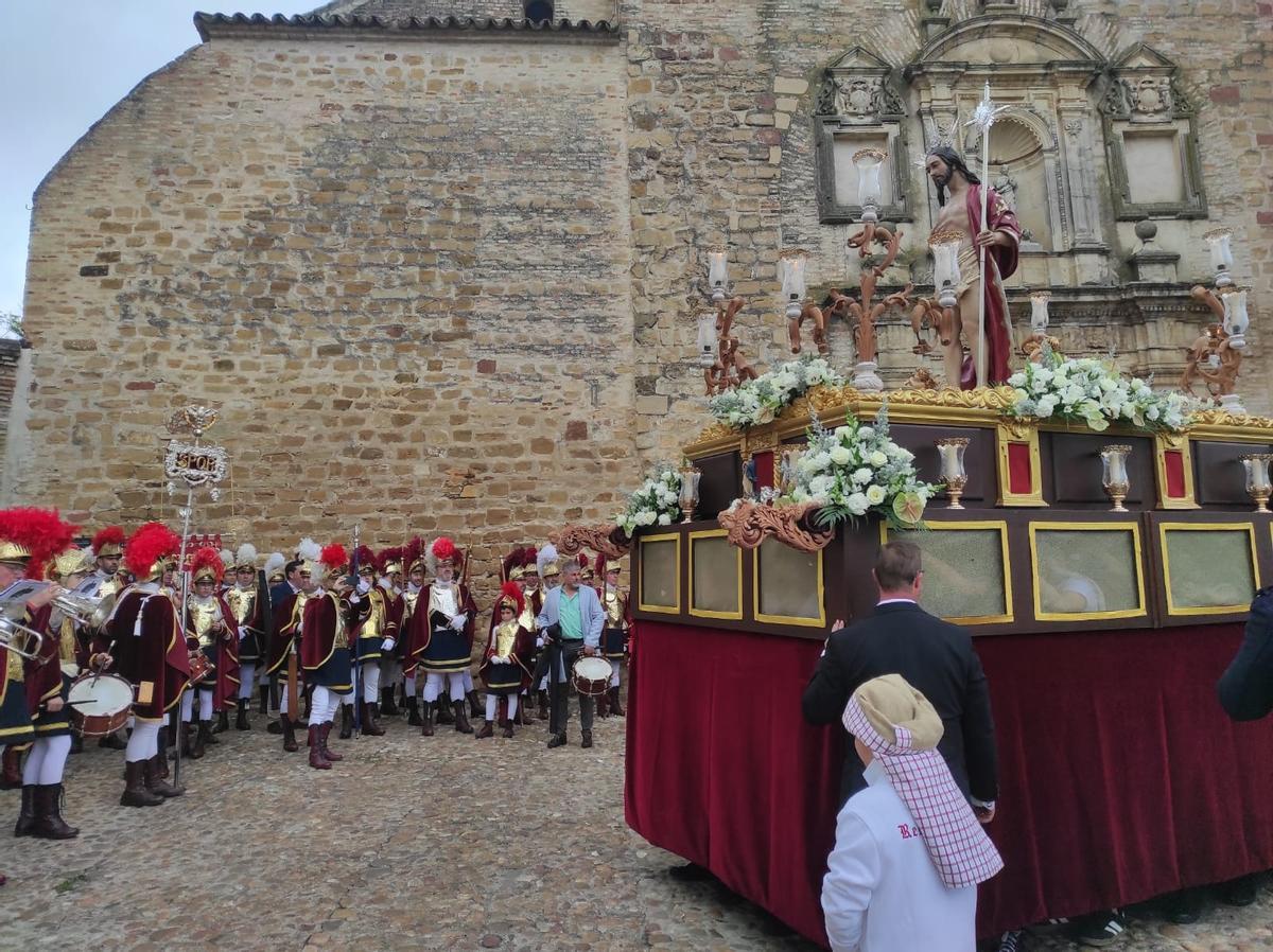 La Centuria Romana de Bujalance, ante el Resucitado.