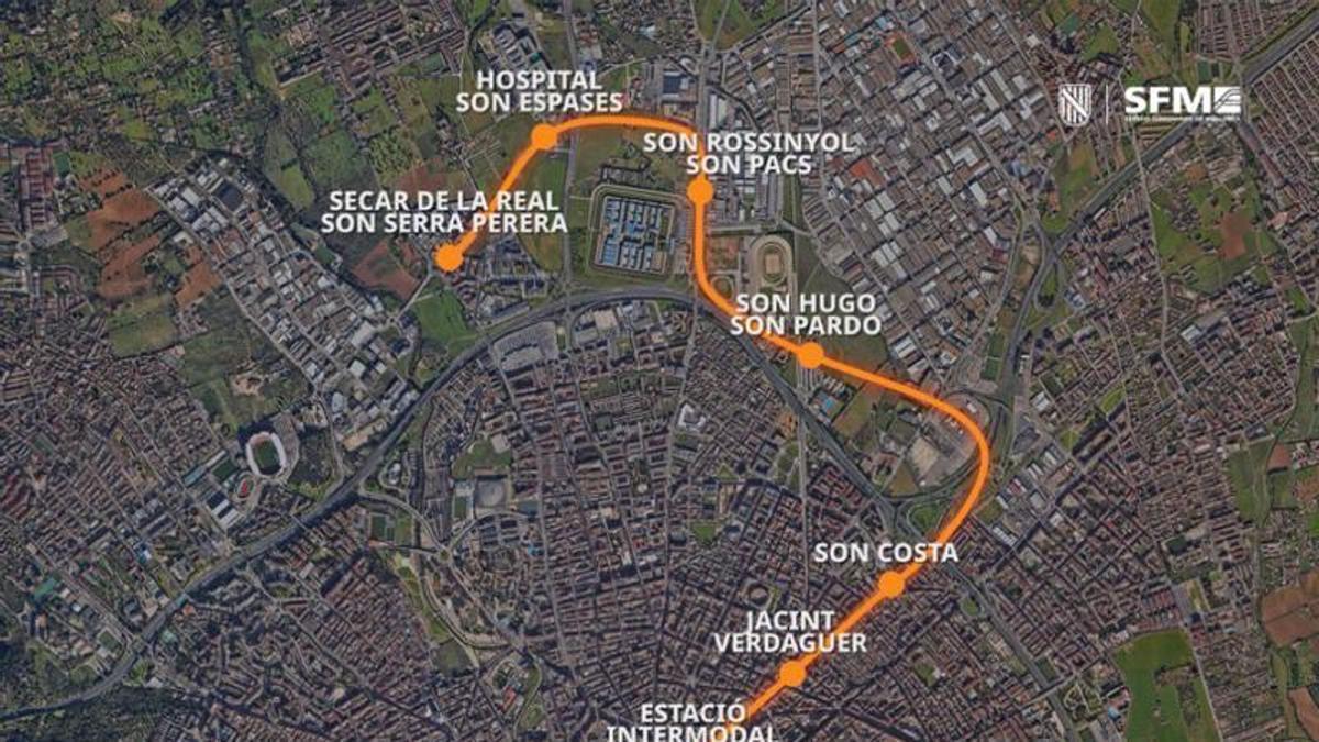 NUEVA LÍNEA DE METRO | El Govern comparte los detalles de la futura línea de metro de Palma y abre el periodo de alegaciones sobre el proyecto