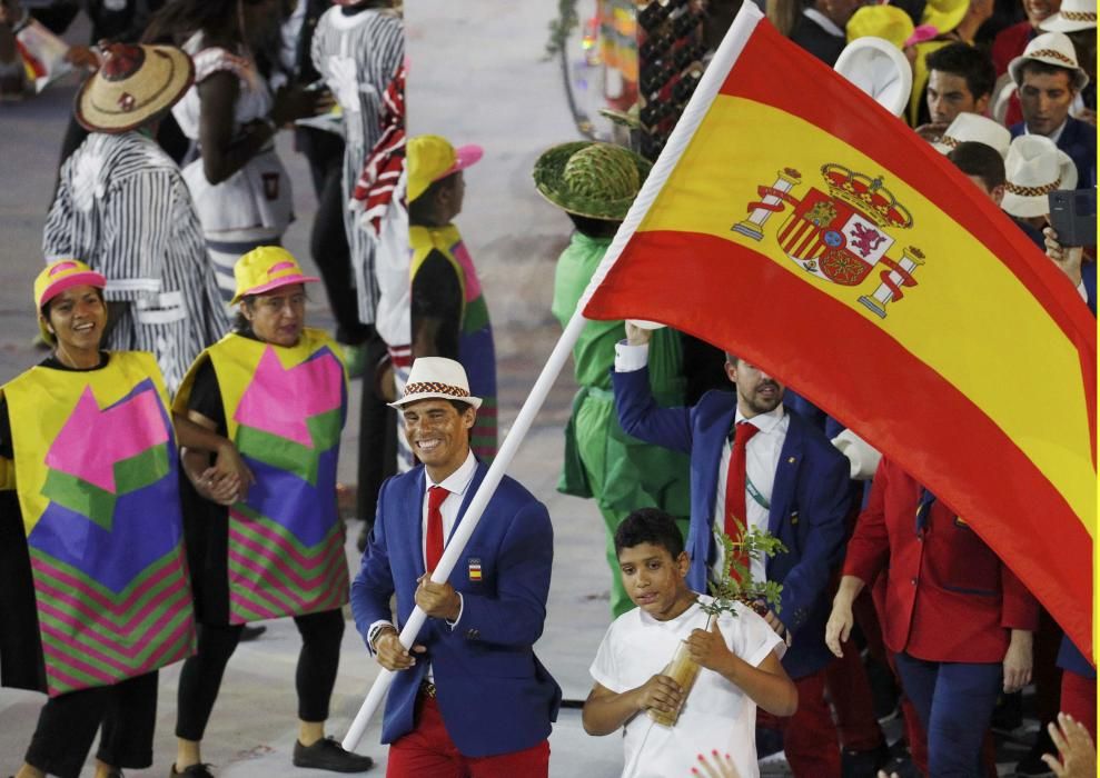 Río 2016: El desfile del equipo español en los Juegos de Río