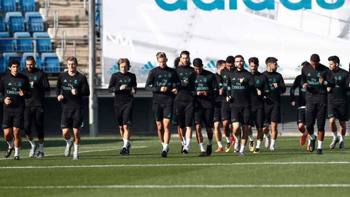 El Real Madrid prepara el partido ante el Eibar
