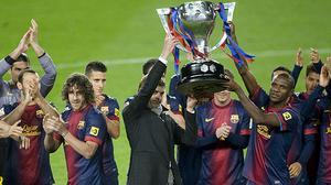 La festa del Barça.