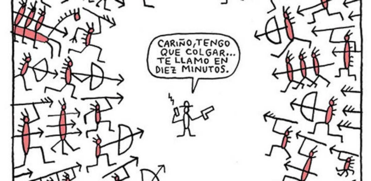 Cutllas en un cómic de Calpurnio
